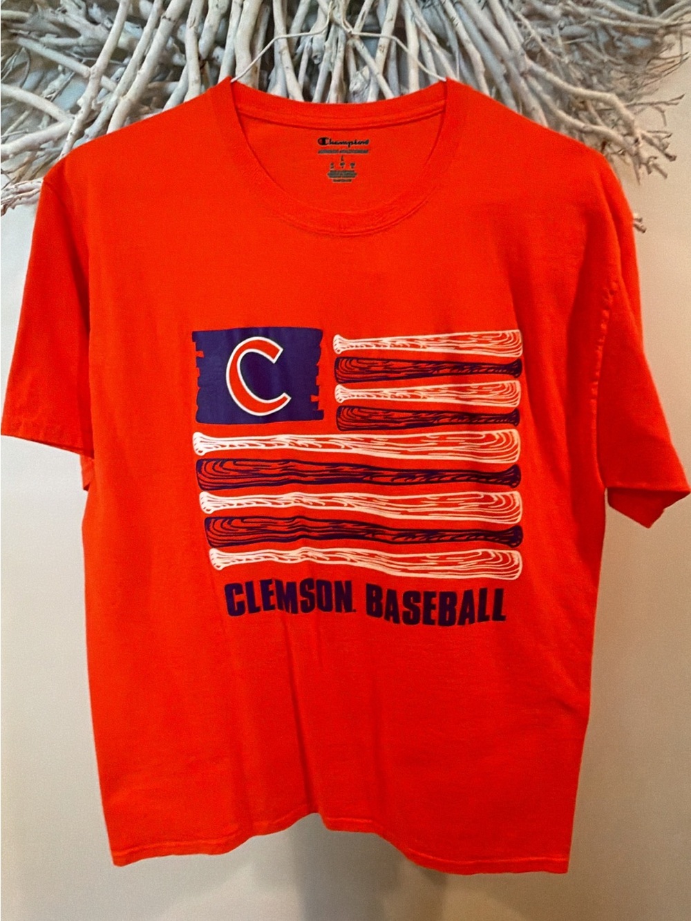Clemson baseball tee
